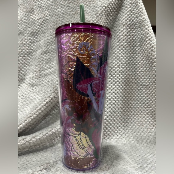 Starbucks Mushroom Tumbler GUC - Picture 2 of 5